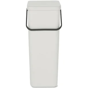 Brabantia Kosz do segregacji odpadów Sort & Go 40 l jasnoszary 214424 - Kosze na śmieci - miniaturka - grafika 1