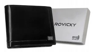 Duży, skórzany portfel męski z systemem RFID - Rovicky - Portfele - miniaturka - grafika 1