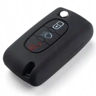Akcesoria motoryzacyjne - ETUI SILIKONOWE POKROWIEC NA KLUCZYK PEUGEOT 207 307 308 407 SW 608 PARTNER - miniaturka - grafika 1