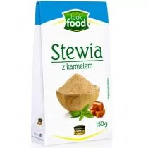 Look Food Stewia z karmelem 150 g LF7415 - Cukier i słodziki - miniaturka - grafika 1