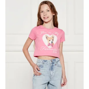 Guess T-shirt Cropped Fit - Koszulki męskie - miniaturka - grafika 1