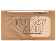 Rozświetlacze do twarzy i ciała - Catrice Holiday Skin Bronze & Glow Palette 010 5,5g - miniaturka - grafika 1