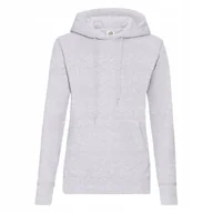 Bluzy damskie - Bluza Damska Z Kapturem Hooded Sweat Heather Grey r. XL - miniaturka - grafika 1