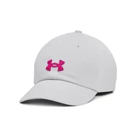 Czapki damskie - Damska Czapka z daszkiem UNDER ARMOUR UA BLITZING ADJ 1376705-015 – Szary - miniaturka - grafika 1