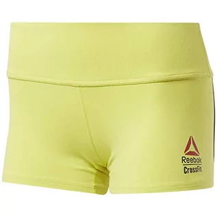 Spodnie damskie - Reebok Reebok Damskie krótkie spodnie Rc Chase Bootie Solid G żółty Chartr XL FS7612 - grafika 1
