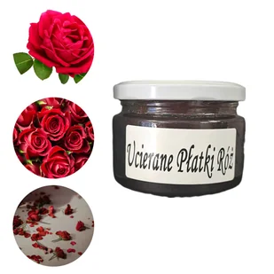 Ucierane Płatki Róż 250g Lisek Naturalne Smak dzieciństwa - Konfitury, marmolady, powidła - miniaturka - grafika 1