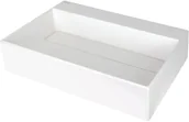 Umywalki - Umywalka nablatowa Deante Correo 40x60 cm prostokątna biały mat CQR_AU6M - miniaturka - grafika 1
