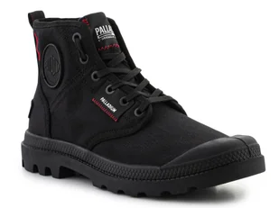 Palladium Pampa Hi Patch 79117-008-M Black - Trampki męskie - miniaturka - grafika 1