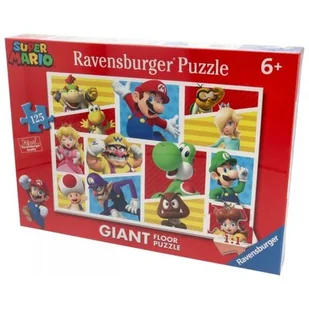 Puzzle RAVENSBURGER Giant Super Mario (125 elementów) - Puzzle - miniaturka - grafika 1