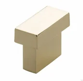 Zawiasy, okucia i inne akcesoria - Uchwyt meblowy podłużny 1595 16 Złoty Polerowany - miniaturka - grafika 1