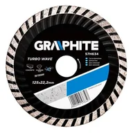 Pozostałe narzędzia ogrodowe - Graphite Tarcza diamentowa turbo wave 57H634 - miniaturka - grafika 1