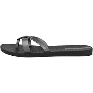Ipanema Kirei Fem japonki damskie, 8441 Black Silver, 37 eu - Klapki i japonki damskie - miniaturka - grafika 1