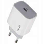 Ładowarki do telefonów - P4Y Ładowarka sieciowa US-CC118 USB-C 20W biała - miniaturka - grafika 1