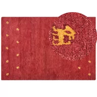 Dywany - Dywan wełniany 200x300 cm czerwony YARALI - miniaturka - grafika 1
