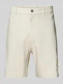 Spodenki męskie - Szorty chinosy o kroju regular fit ze szlufkami na pasek - miniaturka - grafika 1