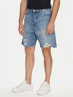 Spodenki męskie - Jack&Jones Szorty jeansowe Tony Cooper 12255116 Niebieski Loose Fit - miniaturka - grafika 1