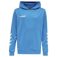 Odzież sportowa dziecięca - Hummel bluza poliestrowa sportowa Promo Kids Poly Hoodie - miniaturka - grafika 1