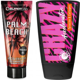 Supertan Palm Beach + Wild Tan Crazy Gratis - Balsamy i kremy do opalania - miniaturka - grafika 1