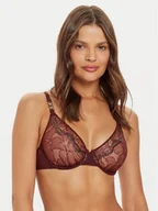 Biustonosze - Chantelle X Biustonosz z fiszbiną Xtravagant C06GM9 Bordowy - miniaturka - grafika 1