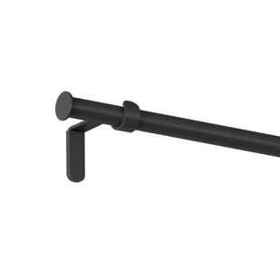 Karnisz pojedynczy Oslo I 19 mm 160 cm czarny mat - Karnisze - miniaturka - grafika 1