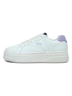 GAP Sneakersy "Paradise II" w kolorze biało-fioletowym - Trampki damskie - miniaturka - grafika 1
