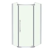 Kabiny prysznicowe - Novoterm Kabina prysznicowa pięciokątna Glasgow Plus 100 - miniaturka - grafika 1