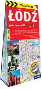 Łódź foliowany plan miasta 1:22 000 - Atlasy i mapy - miniaturka - grafika 1