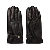 Rękawiczki - Calvin Klein Skórzane rękawiczki | z dodatkiem wełny - miniaturka - grafika 1