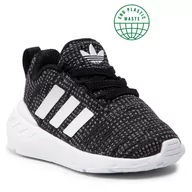 Buty sportowe damskie - Adidas Buty Swift Run 22 El I GW8184 Cblack/Ftwwht/Grefiv - miniaturka - grafika 1