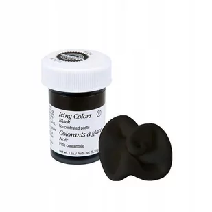Wilton Barwnik W Żelu - Black - Czarny - 28G - Dodatki do ciast w proszku - miniaturka - grafika 1