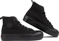 Trampki damskie - Lee Cooper Buty damskie trampki Lee Cooper czarne LCW-24-02-2134LA 38 - miniaturka - grafika 1