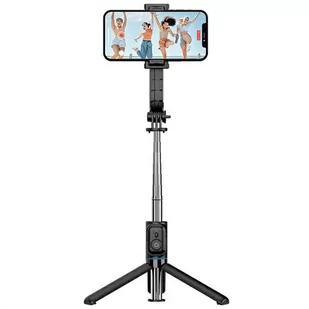 AWEI Selfie Stick X49 czarny/black - Selfie stick - miniaturka - grafika 1