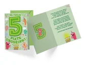 Kartki okolicznościowe i zaproszenia - Kukartka Karnet B6 PR-288 Urodziny 5 - Kukartka - miniaturka - grafika 1