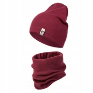 Czapki dla dzieci - Czapka Dziecięca Wiosenna Jesienna Komin Komplet Bawełna Dla Dzieci 48-56 - miniaturka - grafika 1