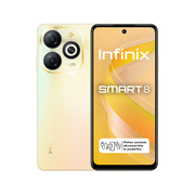 Telefony komórkowe - Infinix Smart 8 3/64GB Złoty - miniaturka - grafika 1