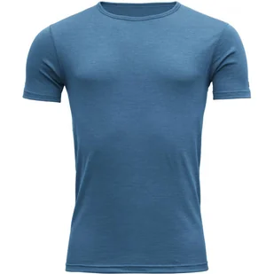 Koszulka męska Devold Breeze Man T-Shirt short sleeve Rozmiar: XL / Kolor: niebieski - Koszulki sportowe męskie - miniaturka - grafika 1