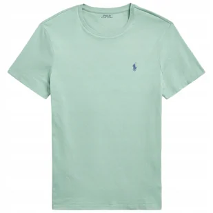 koszulka meska ralph lauren bawelniana tshirt meski zielony PREMIUM koszulka meska ralph lauren bawelniana tshirt meski zielony PREMIUM r.M - Koszulki męskie - miniaturka - grafika 1