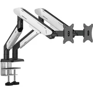 Uchwyty do monitorów - Uchwyt do monitora ANDA SEAT Stealth Pro II Duo 17-42 cali Biały - miniaturka - grafika 1