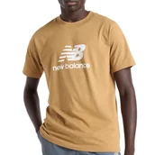 Koszulki męskie - Koszulka New Balance MT41502GIN - żółta - miniaturka - grafika 1