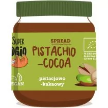 Krem pistacjowo-kakaowy BEZGL. BIO 190 g Super Fudgio - Zdrowa żywność - miniaturka - grafika 1