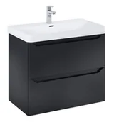 Szafki łazienkowe - Szafka łazienkowa pod umywalkę Elita Helo 80 cm czarny mat RE010800207160 - miniaturka - grafika 1