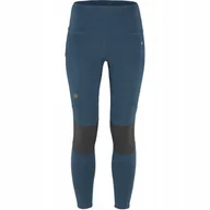 Odzież trekkingowa damska - Spodnie trekkingowe damskie Fjallraven Abisko Trekking Tights Pro - miniaturka - grafika 1
