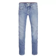 Spodnie i spodenki dla dziewczynek - Spodnie Tommy Hilfiger Nora RR Skinny jeansy dziewczęce-164 - miniaturka - grafika 1