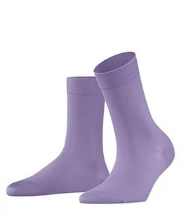 FALKE Kobiety Skarpety Cotton Touch W SO Bawełna jednokolorowe 1 Para, Fioletowy (Lupine 6903), 39-42 - Skarpetki damskie - miniaturka - grafika 1