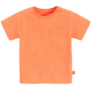 Koszulki dla chłopców - Cool Club, T-shirt chłopięcy, koralowy - grafika 1