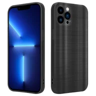 Etui i futerały do telefonów - Etui Cadorabo do Apple iPhone 13 PRO MAX Protective Cover w kolorze czarnym Etui na telefon komórkowy Etui silikonowe TPU - miniaturka - grafika 1