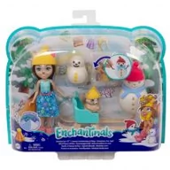 Lalki dla dziewczynek - Mattel Enchant Zimowe Lepienie Balwanka Gnp16 Gnp16 W6 - miniaturka - grafika 1