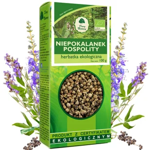 Niepokalanek pospolity herbatka ekologiczna 100g Dary Natury - Herbata - miniaturka - grafika 1