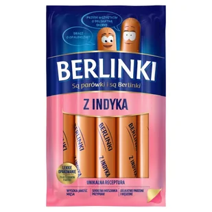 Berlinki Z Indyka 250 G Morliny - Pasztet i przetwory mięsne - miniaturka - grafika 1
