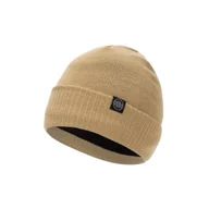 Czapki i chusty sportowe męskie - Pit Bull Czapka Zimowa Beanie Small Logo Piaskowy - miniaturka - grafika 1